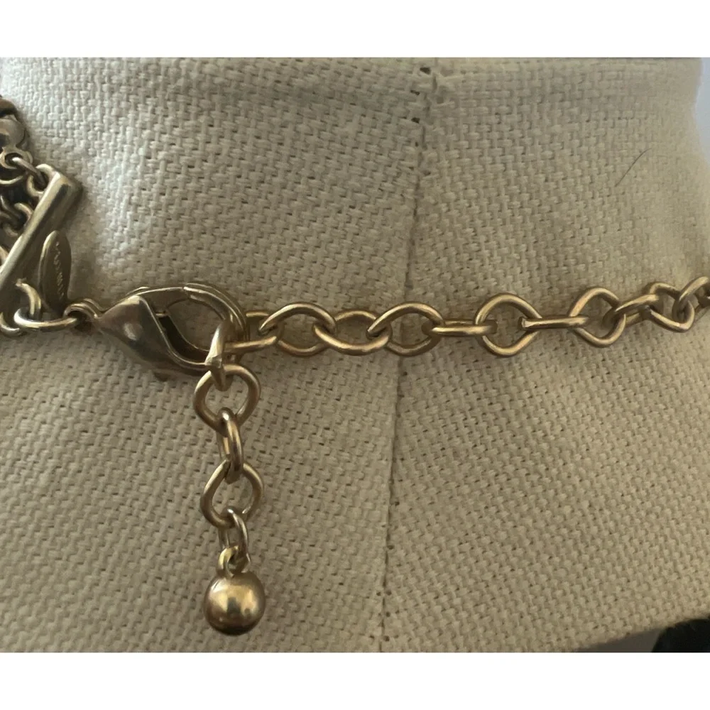 Chico's Gold and Silver Layered Necklace
